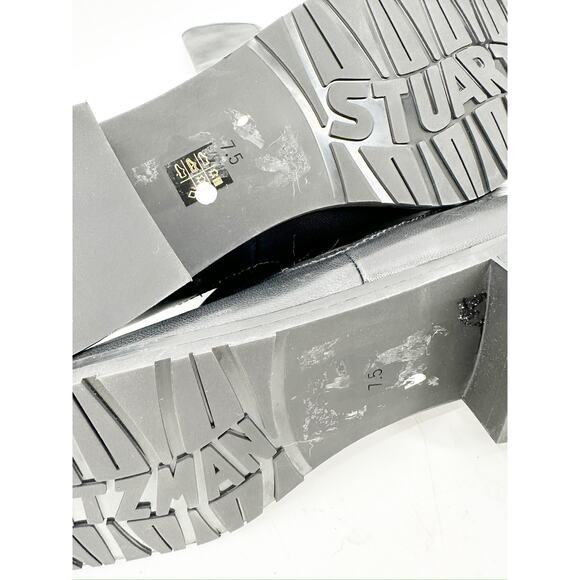 Stuart Weitzman Langdon Black Leather Over The Knee Tall Boots Size 7.5B - Picture 4 of 7